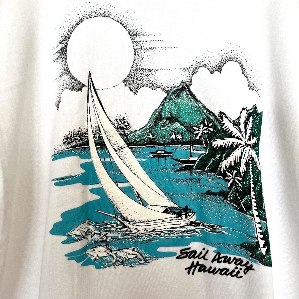 VTG 80's Deadstock Hawaii Sweatshirt - Picture 3 of 10